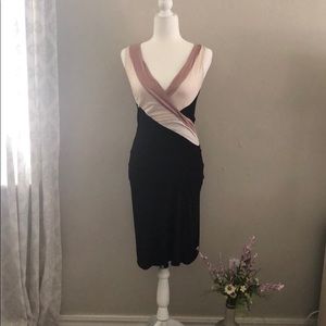 Cross front and back dress